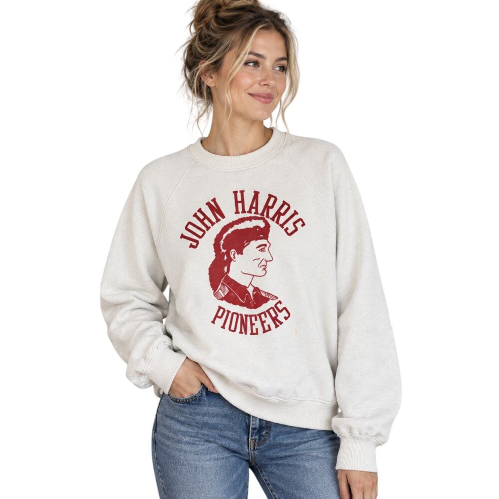 John Harris Pioneers Vintage Sweatshirt Harrisburg PA Fruit of the Loom Medium